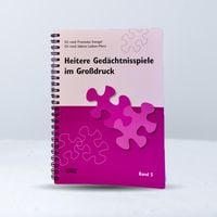 Produktbild: Heitere Ged&auml;chtnisspiele im Grossdruck / Heitere Ged&auml;chtnisspiele im Gro&szlig;druck, Band 5