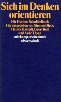 Produktbild: Sich im Denken orientieren
