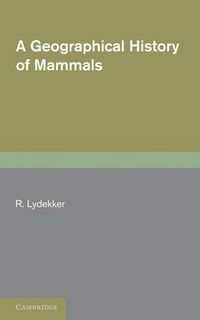 Produktbild: A Geographical History of Mammals