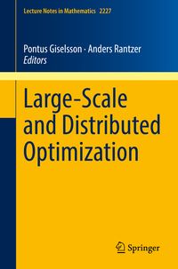 Produktbild: Large-Scale and Distributed Optimization
