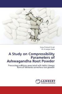 Produktbild: Singh, S: Study on Compressibility Parameters of Ashwagandha