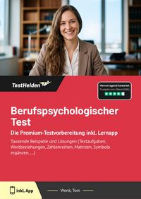 Produktbild: Berufspsychologischer Test: Die Premium-Testvorbereitung inkl. Lernapp