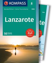 Produktbild: KOMPASS Wanderf&uuml;hrer Lanzarote, 50 Touren mit Extra-Tourenkarte