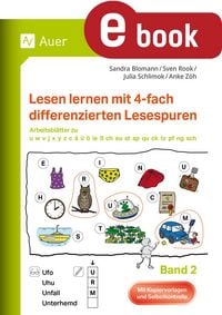 Produktbild: Lesen lernen mit 4-fach differenzierten Lesespuren