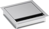 Produktbild: Bachmann 930.310 Kabeldurchf&uuml;hrung quadratisch Klemm-&Oslash; (max.) 5 mm Aluminium Silber (matt, eloxiert) 1 St.
