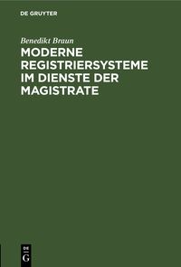 Produktbild: Moderne Registriersysteme im Dienste der Magistrate
