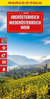 Produktbild: MARCO POLO Reisekarte &Ouml;sterreich 01 Ober&ouml;sterreich, Nieder&ouml;sterreich, Wien 1:200.000