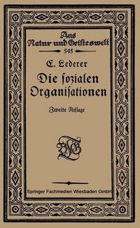 Produktbild: Die Sozialen Organisationen