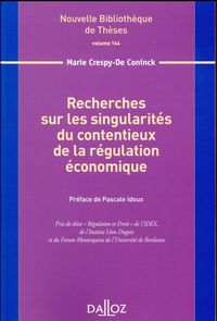 Produktbild: Recherches sur les Singularites du Contentieux de la Regulation