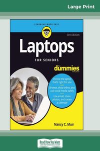 Produktbild: Laptops For Seniors For Dummies, 5th Edition (16pt Large Print Edition)
