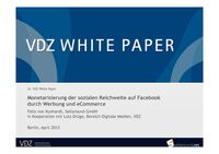 Produktbild: Monetarisierung der Sozialen Reichweite auf Facebook durch Werbung und eCommerce