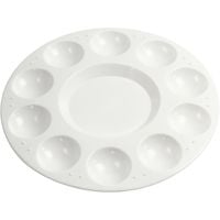 Produktbild: Creativ Company Palette, D 17 cm, Wei&szlig;, 1 Stk