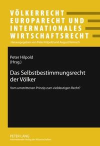 Produktbild: Das Selbstbestimmungsrecht der V&ouml;lker