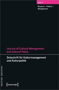 Produktbild: Journal of Cultural Management and Cultural Policy/Zeitschrift f&uuml;r Kulturmanagement und Kulturpolitik