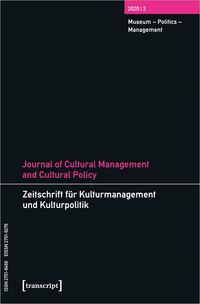Produktbild: Journal of Cultural Management and Cultural Policy/Zeitschrift f&uuml;r Kulturmanagement und Kulturpolitik