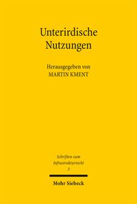 Produktbild: Unterirdische Nutzungen