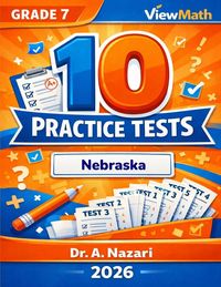 Produktbild: 10 Nebraska NSCAS Grade 7 Math Practice Tests