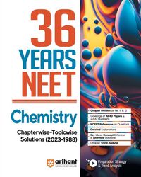 Produktbild: 36 Years' Chapterwise Topicwise Solutions NEET Chemistry 1988-2023