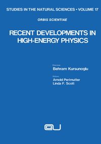 Produktbild: Recent Developments in High-Energy Physics