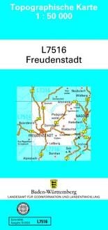 Produktbild: Topographische Karte Baden-W&uuml;rttemberg, Zivilmilit&auml;rische Ausgabe - Freudenstadt