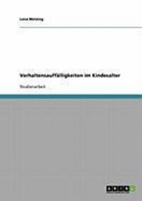 Produktbild: Verhaltensauff&auml;lligkeiten im Kindesalter