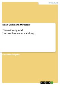 Produktbild: Finanzierung und Unternehmensentwicklung