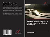 Produktbild: Badanie wp&iquest;ywu wysokich temperatur na produkcj&iquest; brzoskwini
