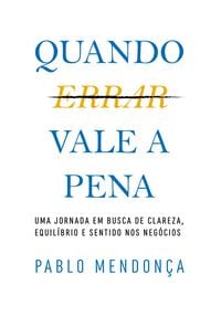 Produktbild: Quando Errar Vale a Pena