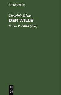 Produktbild: Der Wille