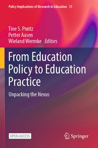 Produktbild: From Education Policy to Education Practice