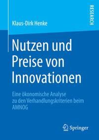 Produktbild: Nutzen und Preise von Innovationen