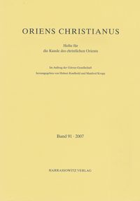 Produktbild: Oriens Christianus 91 (2007)