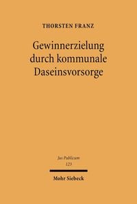 Produktbild: Gewinnerzielung durch kommunale Daseinsvorsorge