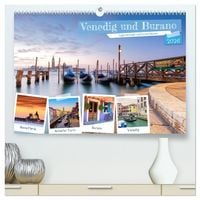 Produktbild: Venedig und Burano - Lagunenstadt und bunte H&auml;user (hochwertiger Premium Wandkalender 2026 DIN A2 quer), Kunstdruck in Hochglanz