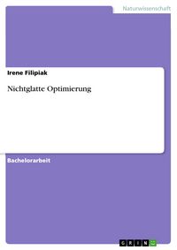 Produktbild: Nichtglatte Optimierung