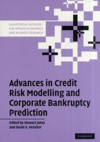 Produktbild: Advances in Credit Risk Modelling and Corporate Bankruptcy Prediction