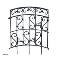 Produktbild: HTI-Living Rankgitter mit Ornamenten Nessa Schwarz Rankgitter mit Ornamenten Nessa Schwarz