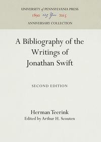 Produktbild: A Bibliography of the Writings of Jonathan Swift