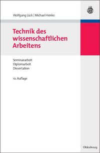 Produktbild: Technik des wissenschaftlichen Arbeitens