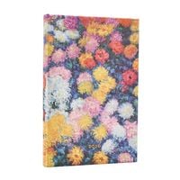 Produktbild: 12-Monatskalender 2026 Monets Chrysanthemen, Mini, Verso