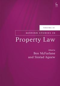 Produktbild: Modern Studies in Property Law, Volume 10