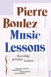 Produktbild: Boulez, P: Music Lessons