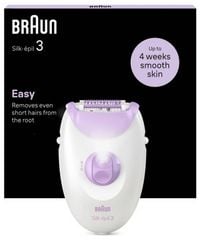 Produktbild: Braun Silk-epil 3-000 Epilierer Wei&szlig;/Violett