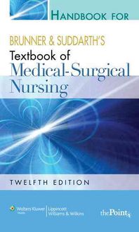 Produktbild: Handbook for Brunner and Suddarth's Textbook of Medical-Surgical Nursing