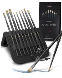 Produktbild: LIEBERGE Acrylpinsel &brvbar; 9 Pinsel