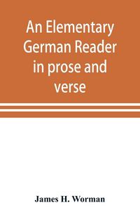 Produktbild: An elementary German reader in prose and verse