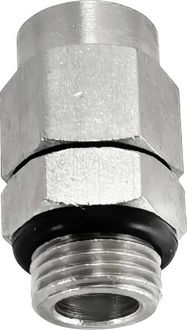 Produktbild: TRU COMPONENTS Verschraubung TC-14378380 TC-BKC1280-G03 Innengewinde 8 mm Au&szlig;engewinde: 12 mm Gewinde-Ma&szlig;: G 1/4 1 St.