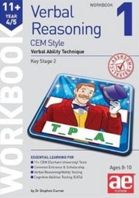 Produktbild: McMahon, A: 11+ Verbal Reasoning Year 4/5 CEM Style Workbook