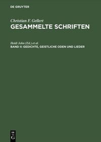 Produktbild: Gedichte, Geistliche Oden und Lieder