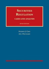 Produktbild: Pritchard, A: Securities Regulation